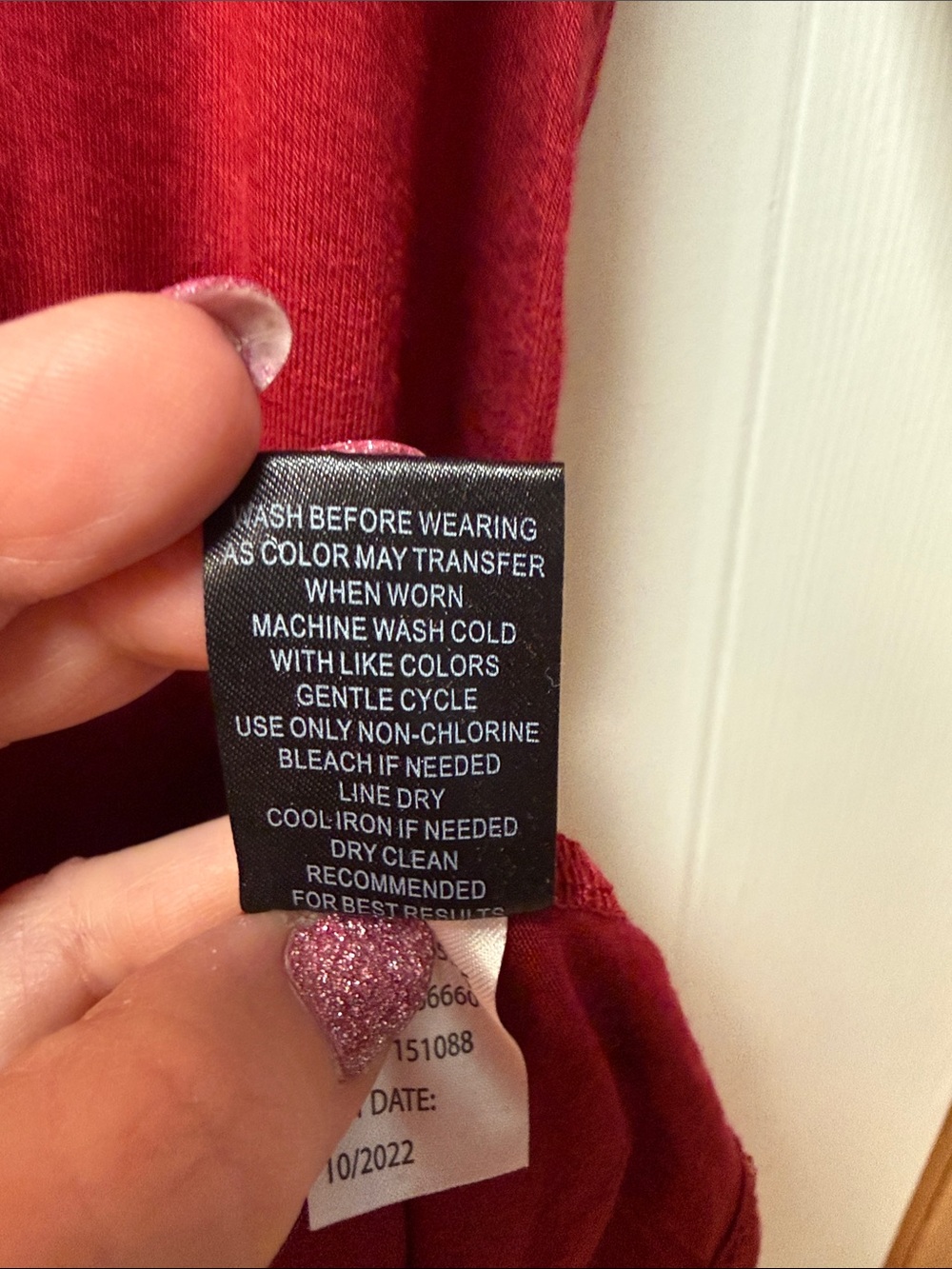 torrid Wine-Red Lace Yoke Short Sleeve Top - Picture 5 of 5